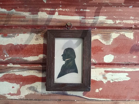 Vintage Framed Silhouette Portrait | Classic Victorian Style Wall Art